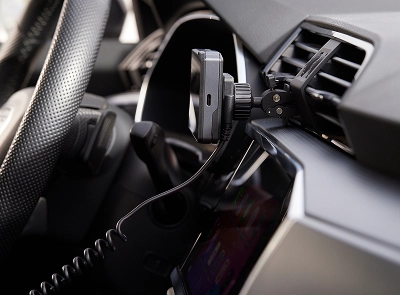 Soporte magnético de carga para rejillas de ventilación